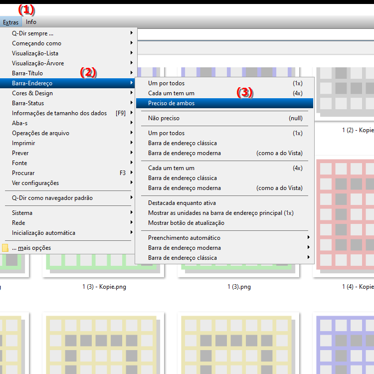 Posso usar várias barras de endereço no File Explorer